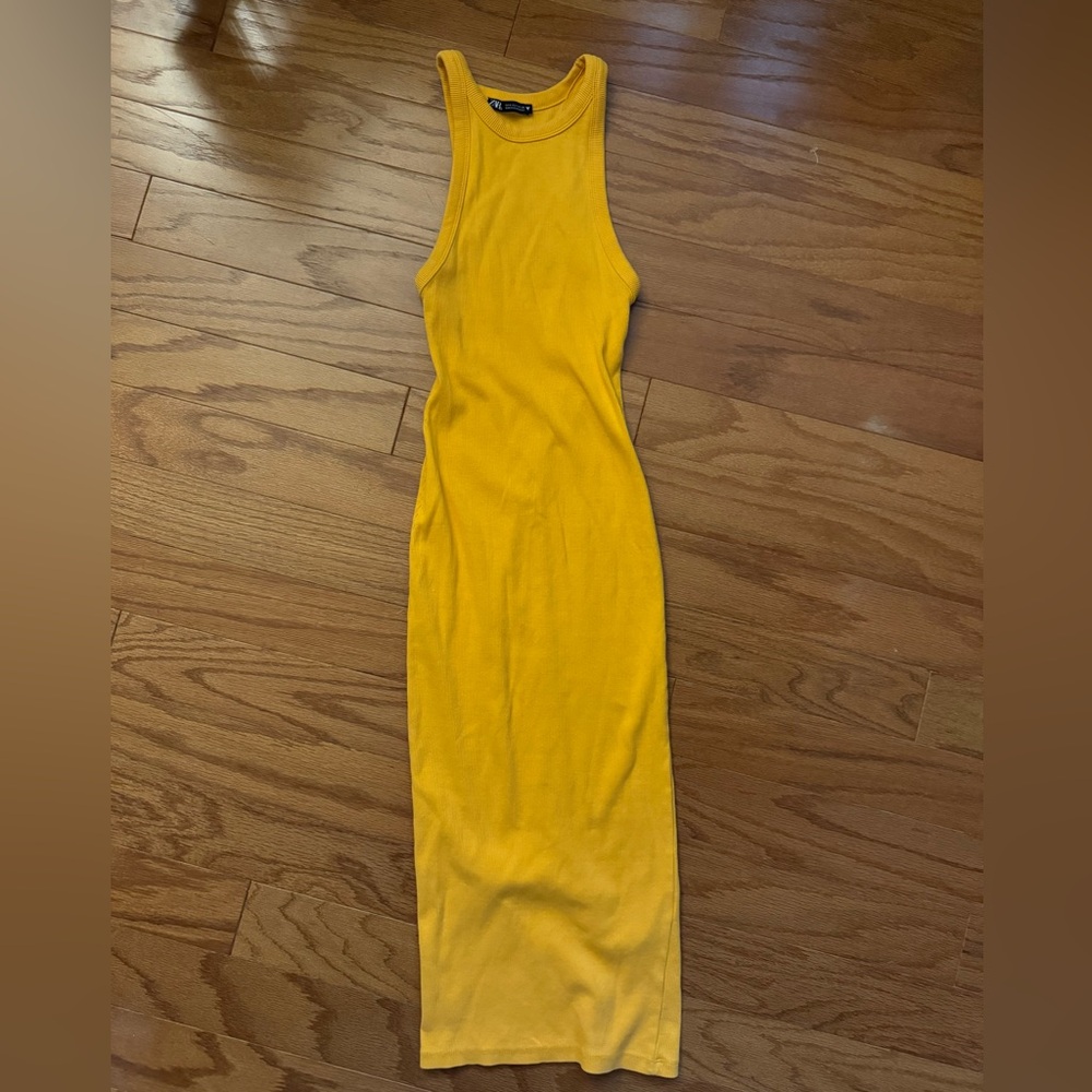 Zara racer back midi dress